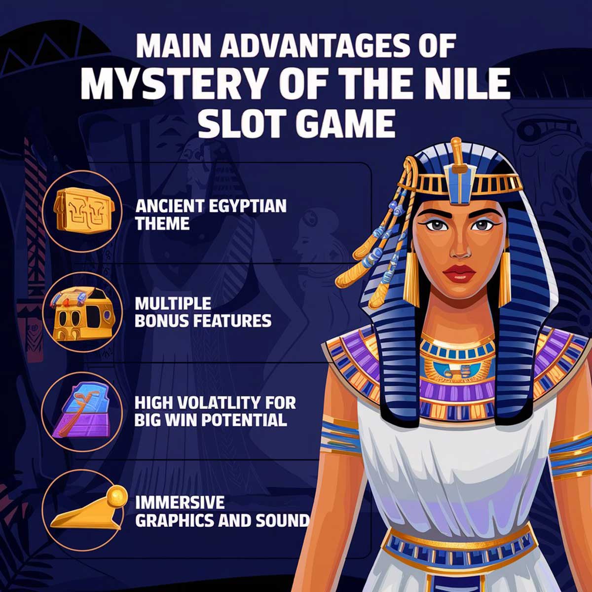 Mystery of the Nile slot game main features